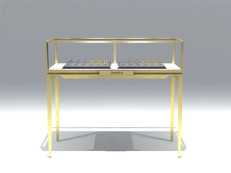 Solara dore bijou vitrine konsole