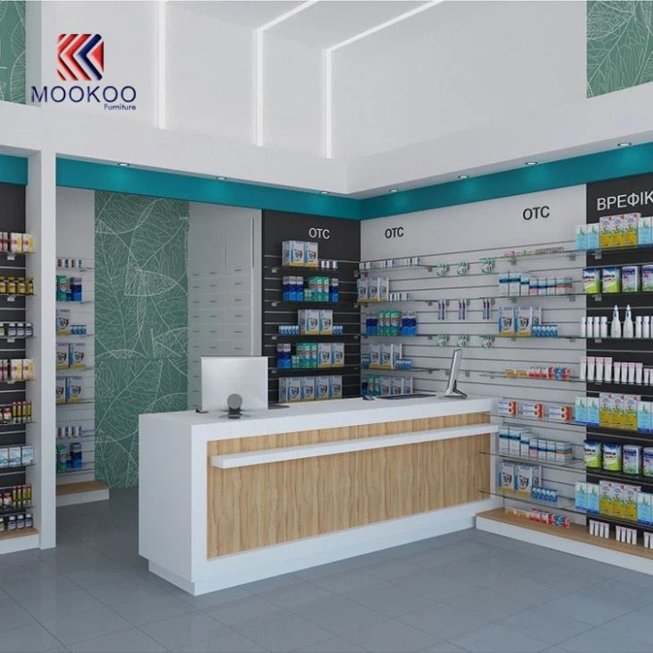 Good Quality Customized Pharmacy Flagship Shop Display Furniture