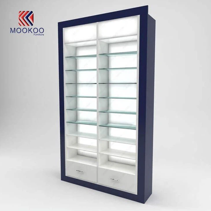 Guangzhou Supplier Wholesale Pharmacy Store Display Shelves Drug Store Equipment Furniture