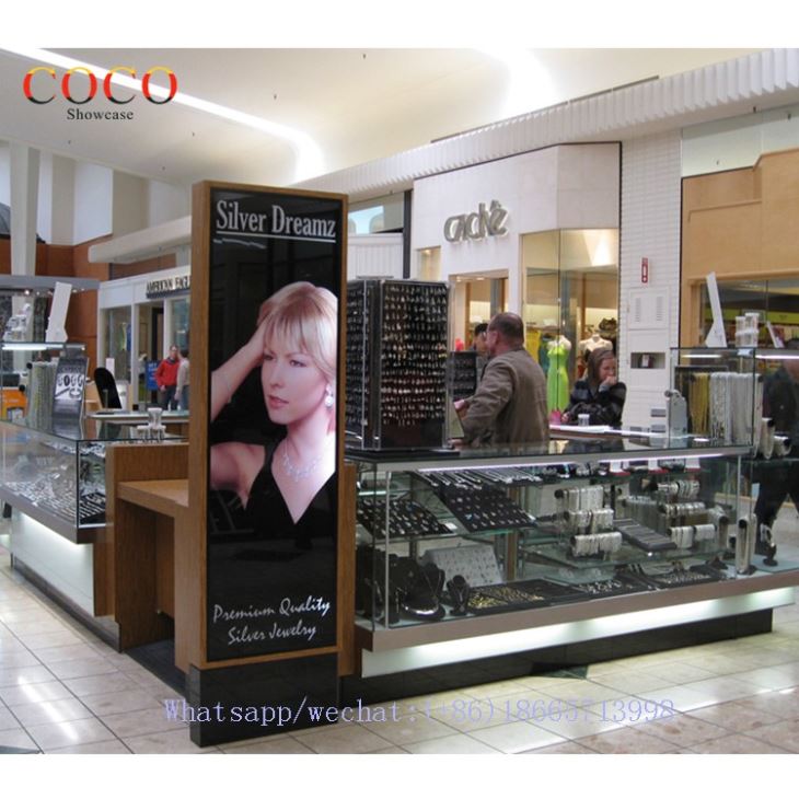 High End Simple Jewelry Kiosk