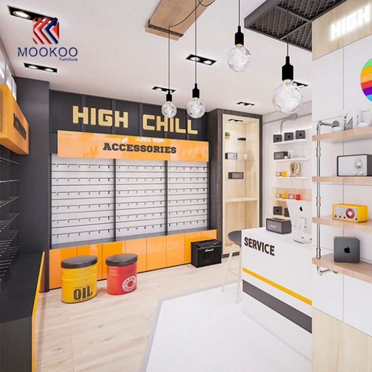 Phone Shop Interior Display Rack